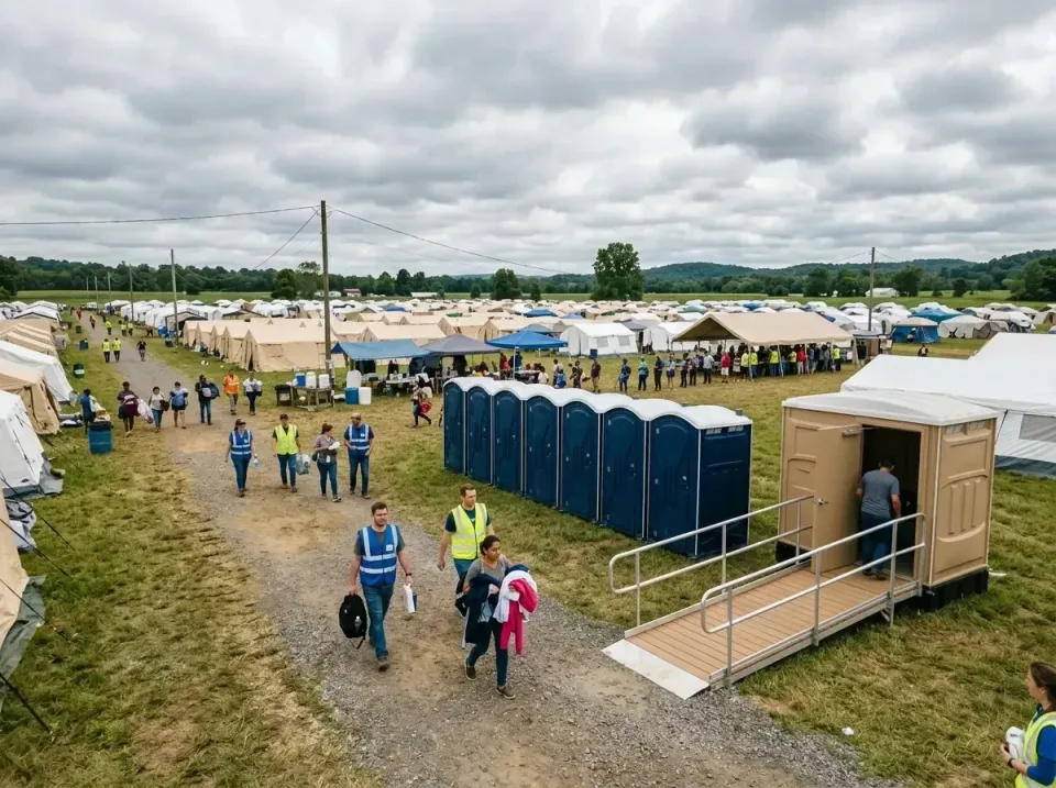 disaster-relief-camp-restrooms-010 — frequently asked questions, Dumpster & Portable Bathrooms Rental in Union City, PA